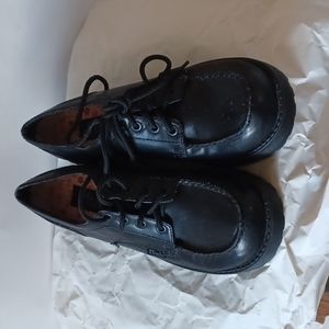 Authentic 1990's Chunky Heeled Oxfords shoes 6.5M